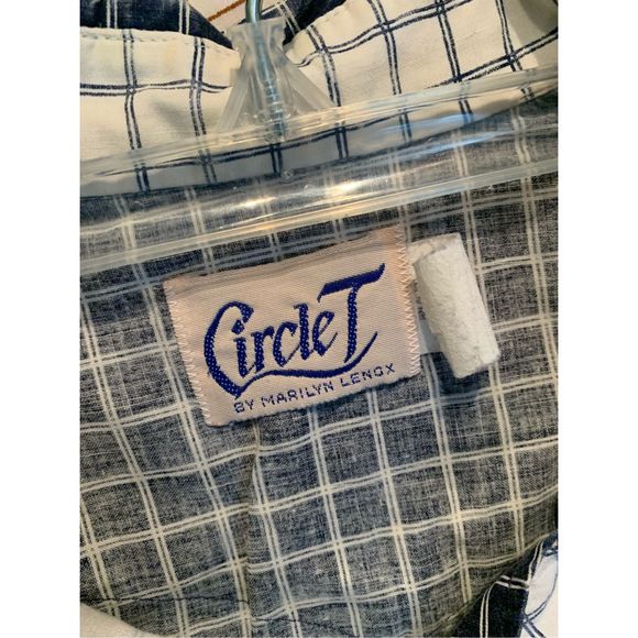 Vintage Circle T by Marilyn Lenox 80s Western Button Down Shirt - Picture 5 of 5